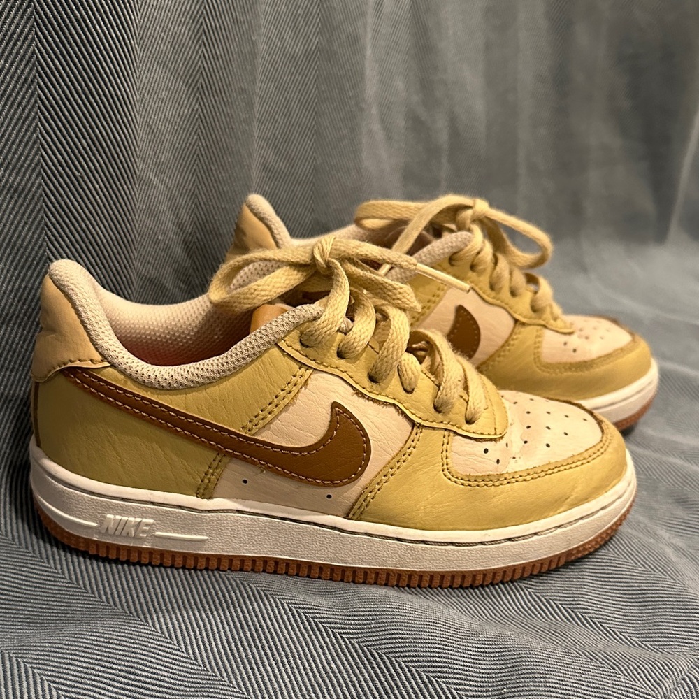 Nike Golden Yellow and Brown Sneakers